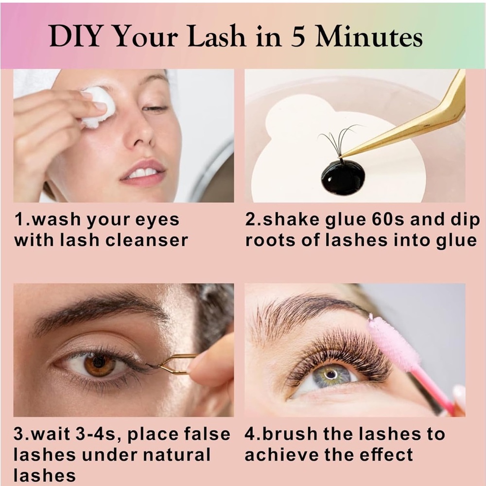 RKISSBEAUTY Waterproof Lash Extension Glue No Fume & No Irritation - Picture 2 of 5